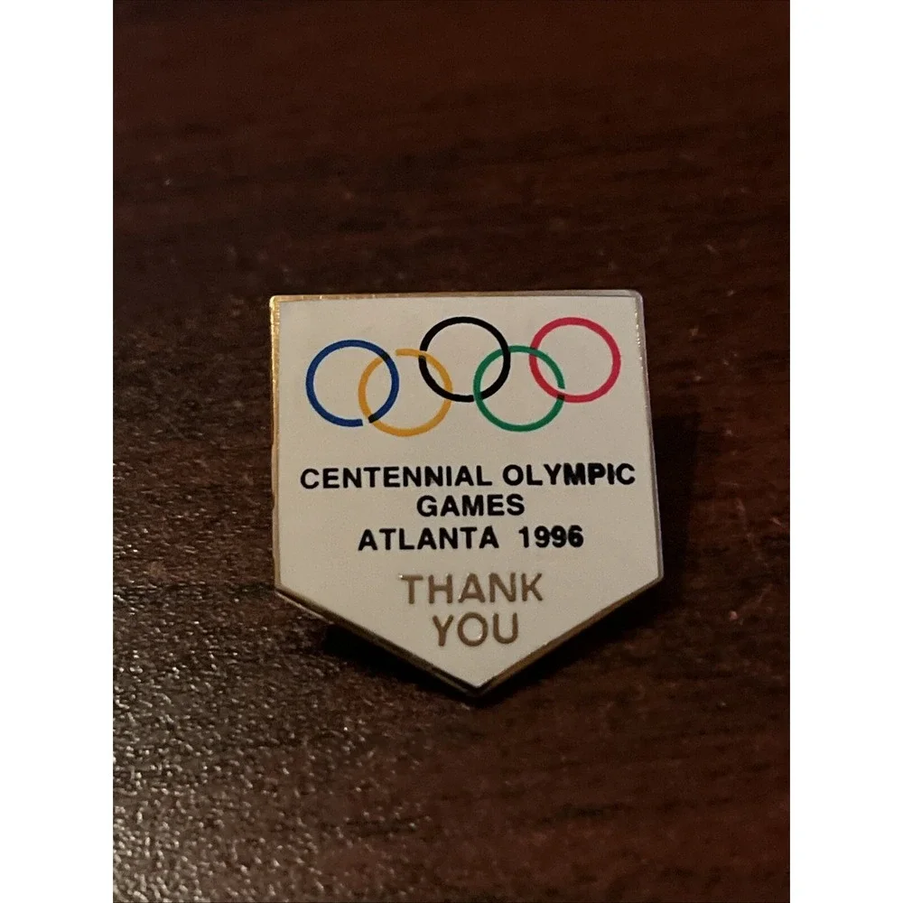 1996 Atlanta Centennial Olympic Games Thank‎ You Lapel Hat Pin